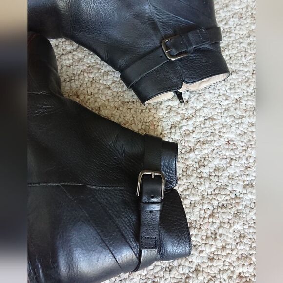 Amalfi by Rangoni black leather Ankle Booties size 6.5 - Picture 7 of 12